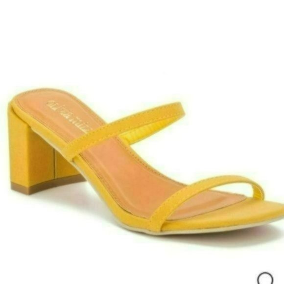 Olivia Miller Shoes - Olivia Miller Out on the Town Block Heel Sandals-6